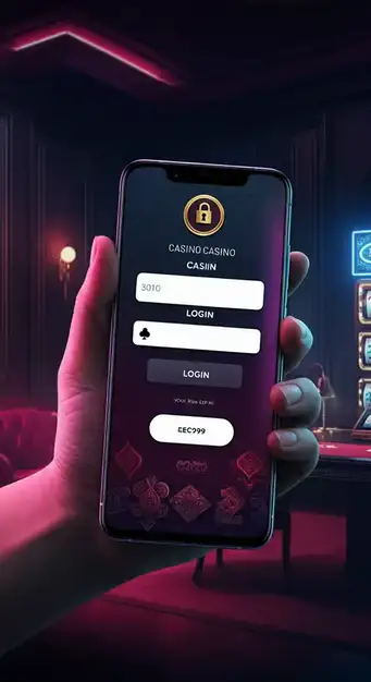 Interface de connexion sécurisée de Mafia Casino affichant les champs d'identification et le bouton de connexion, avec une option de récupération de mot de passe et l'icône de protection SSL.
